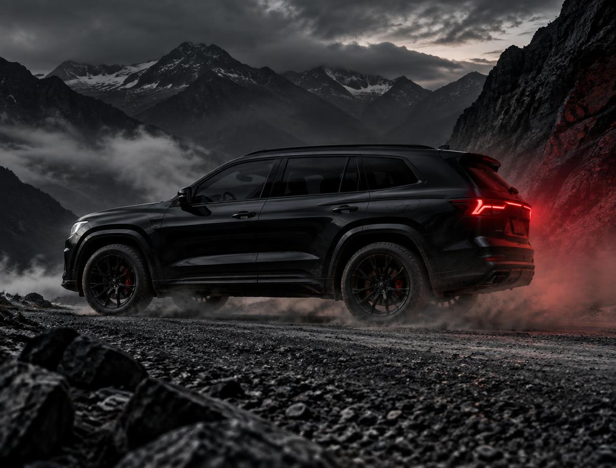Veículo representando a linha PERFORMANCE SUV da ORNATE